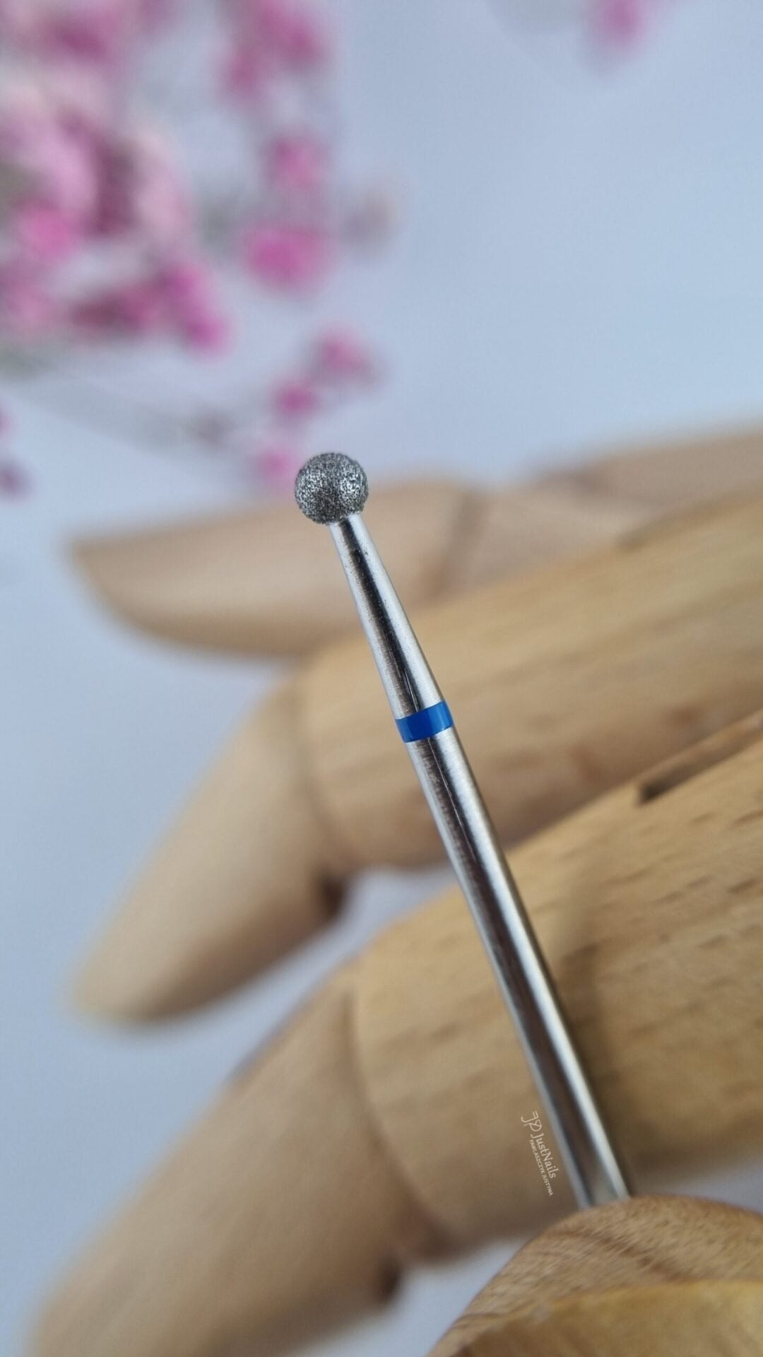 GOOD MANI Frez diamentowy Kulka niebieska F119