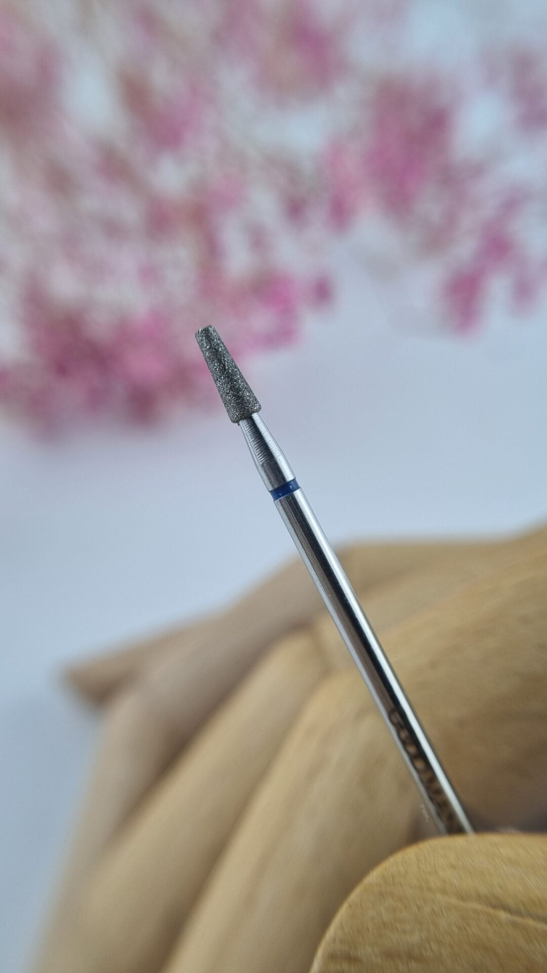 GOOD MANI Frez diementowy Stożek niebieski F117