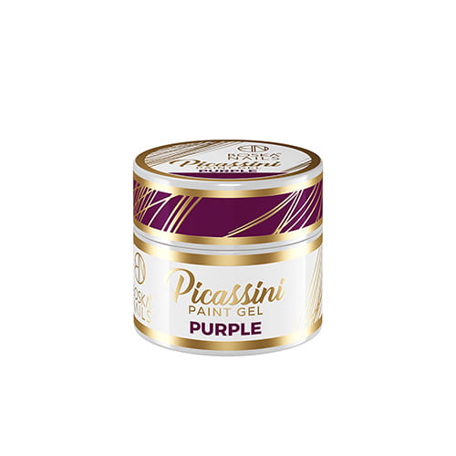 Picassini Paint Gel Blue Purple do zdobień - fiolet 5 ml