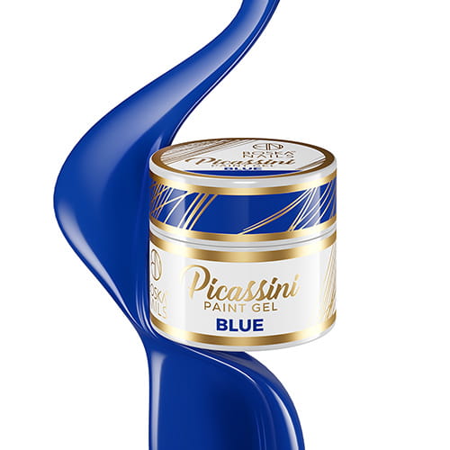 Picassini Paint Gel Blue Żel do zdobień - niebieski 5 ml
