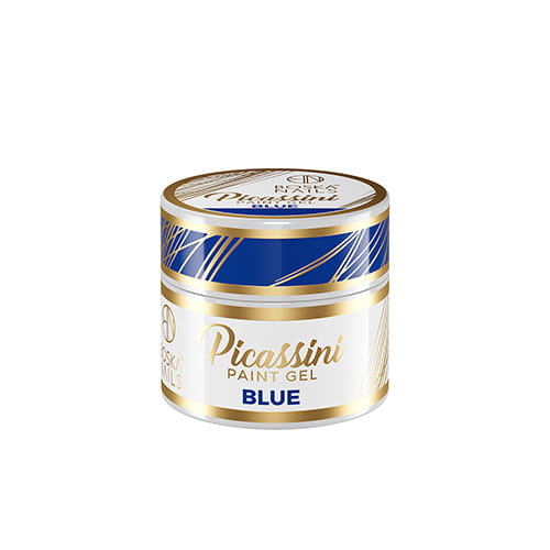 Picassini Paint Gel Blue Żel do zdobień - niebieski 5 ml