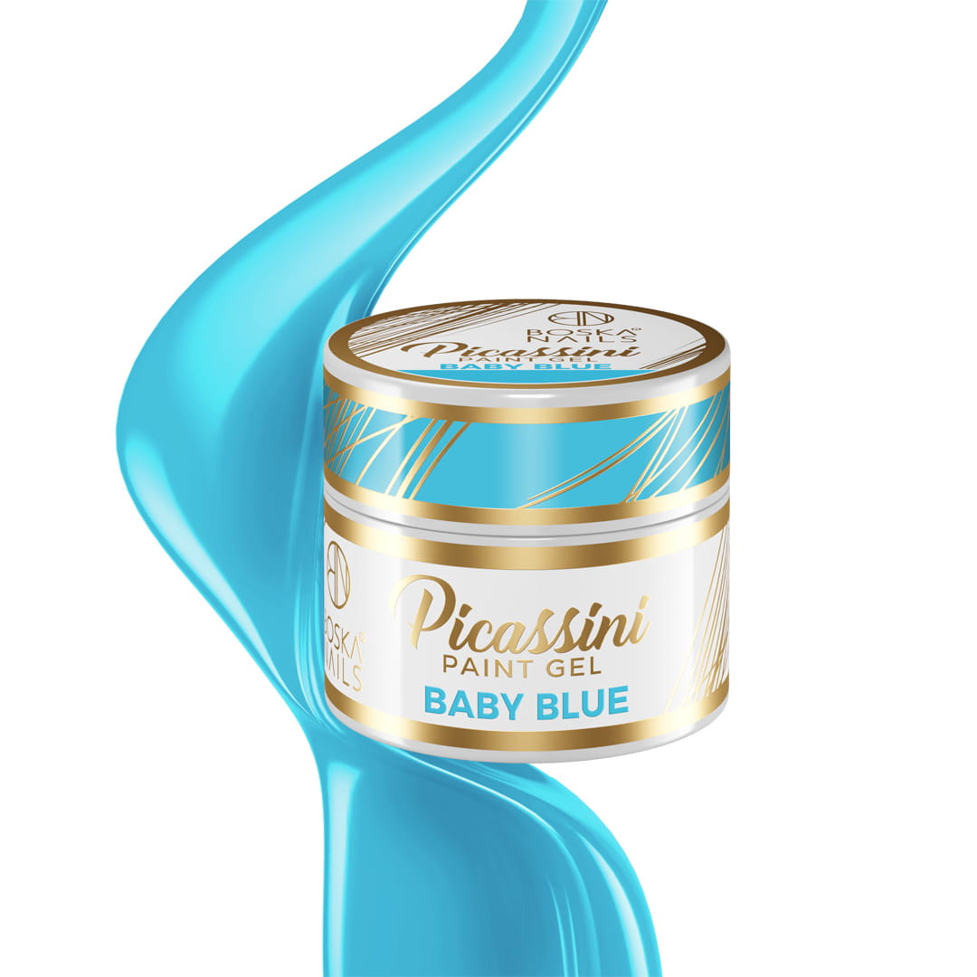 Picassini Paint Gel Baby Bluedo zdobień - niebieski 5 ml