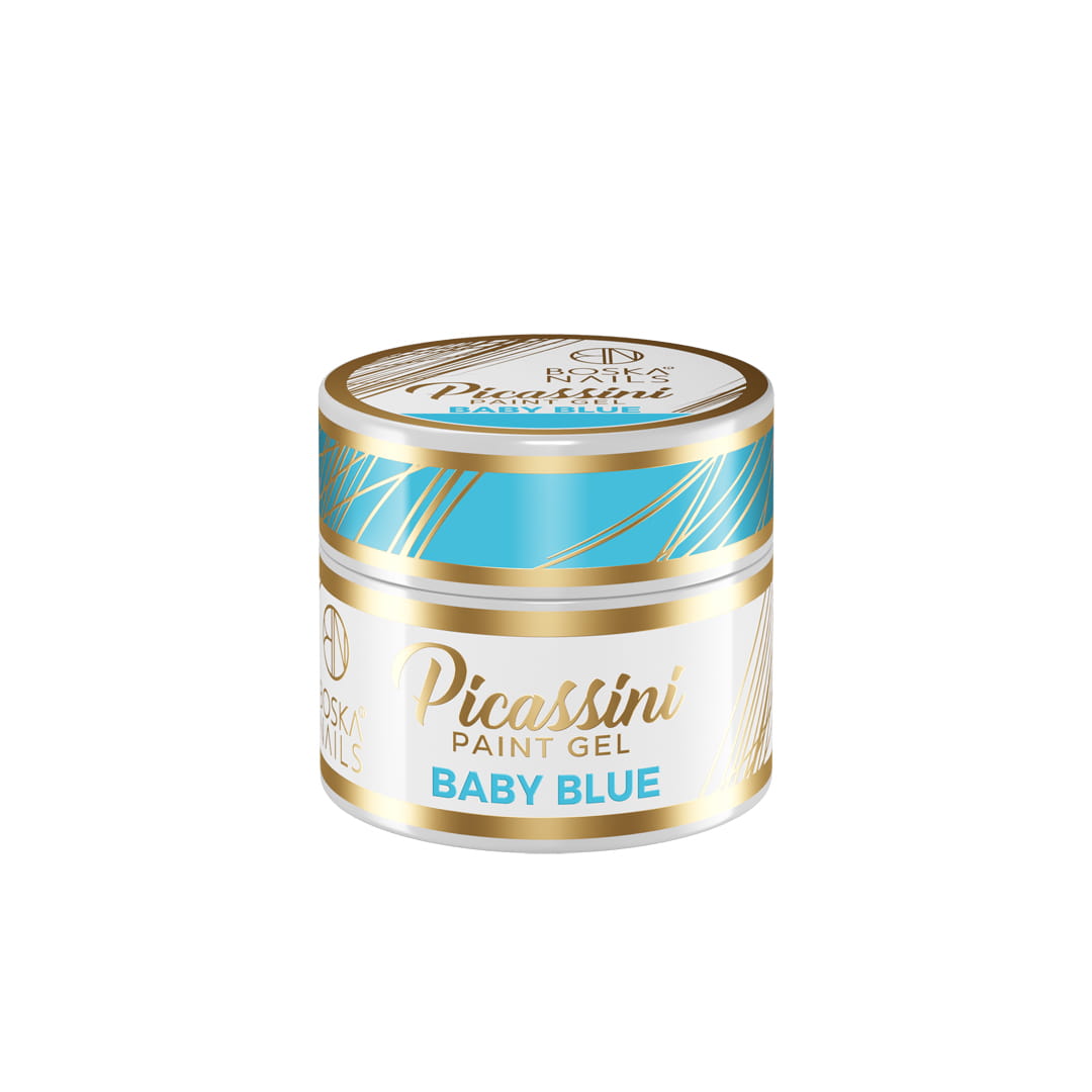 Picassini Paint Gel Baby Bluedo zdobień - niebieski 5 ml