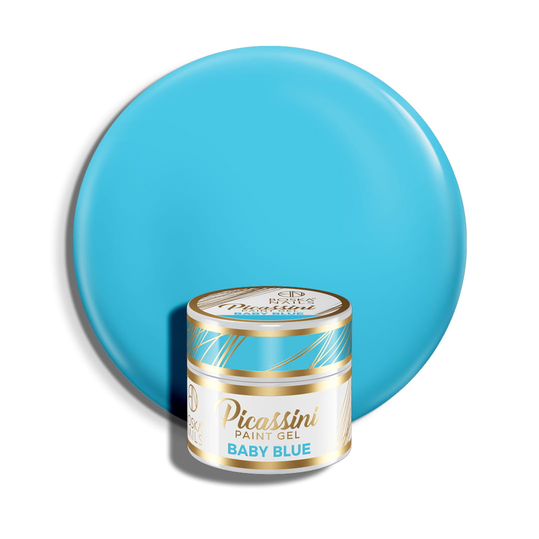 Picassini Paint Gel Baby Bluedo zdobień - niebieski 5 ml