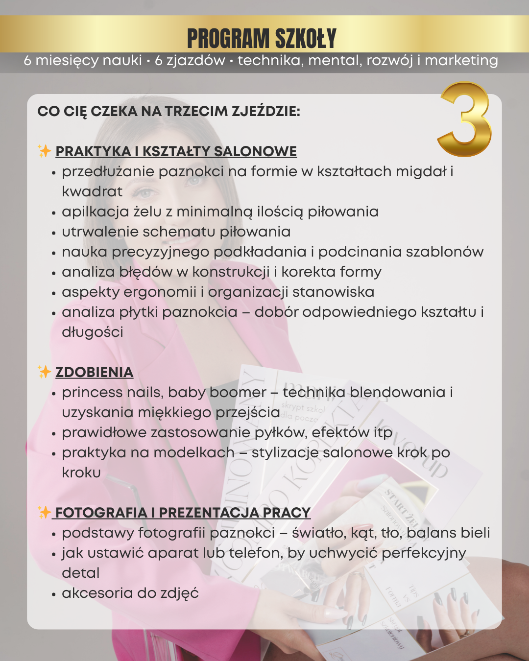 OD ZERA DO MASTERA 6-cio miesięczna szkoła Stylizacji Paznokci 1 zjazd