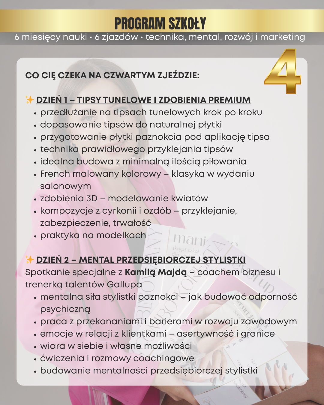 OD ZERA DO MASTERA 6-cio miesięczna szkoła Stylizacji Paznokci 1 zjazd