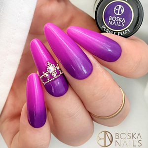 BOSKA NAILS Lakiery hybrydowe 304 Purple Plum