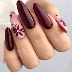 BOSKA NAILS Lakiery hybrydowy 306 Ou! Burgundy