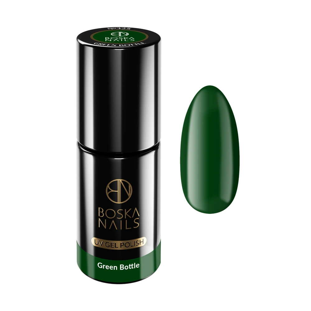 BOSKA NAILS Lakier hybrydowy 325 Green Bottle