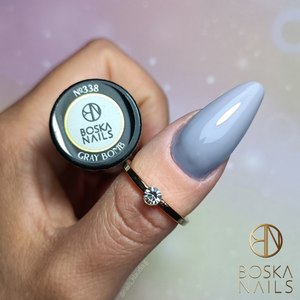 BOSKA NAILS Lakier hybrydowy 338 Gray Bomb