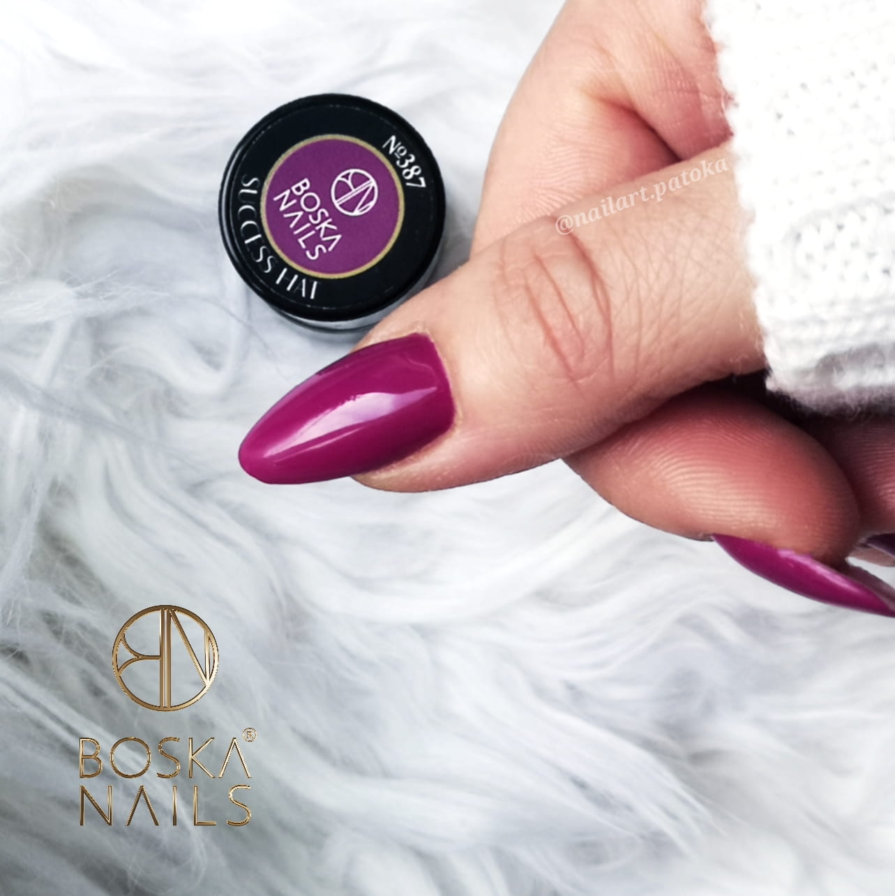 BOSKA NAILS Lakier hybrydowy 387 Success Hat