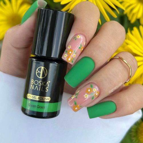 BOSKA NAILS Lakier hybrydowy 407 Green Grass