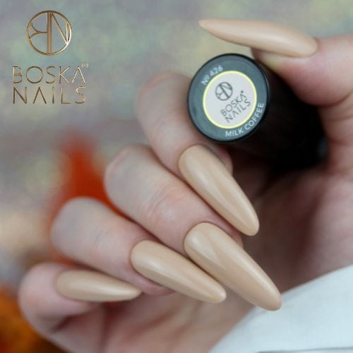 BOSKA NAILS Lakier hybrydowy 426 Milk Coffee