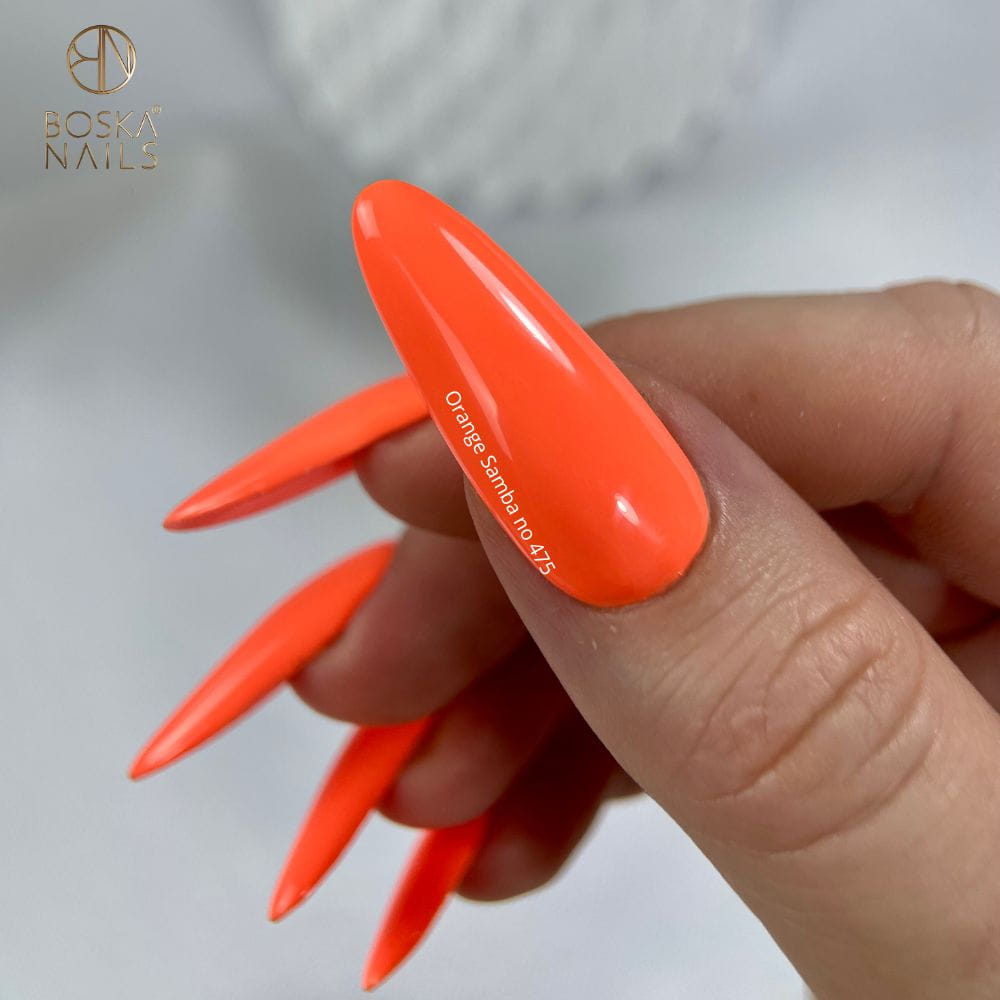 BOSKA NAILS Lakier hybrydowy 475 Orange Sambe