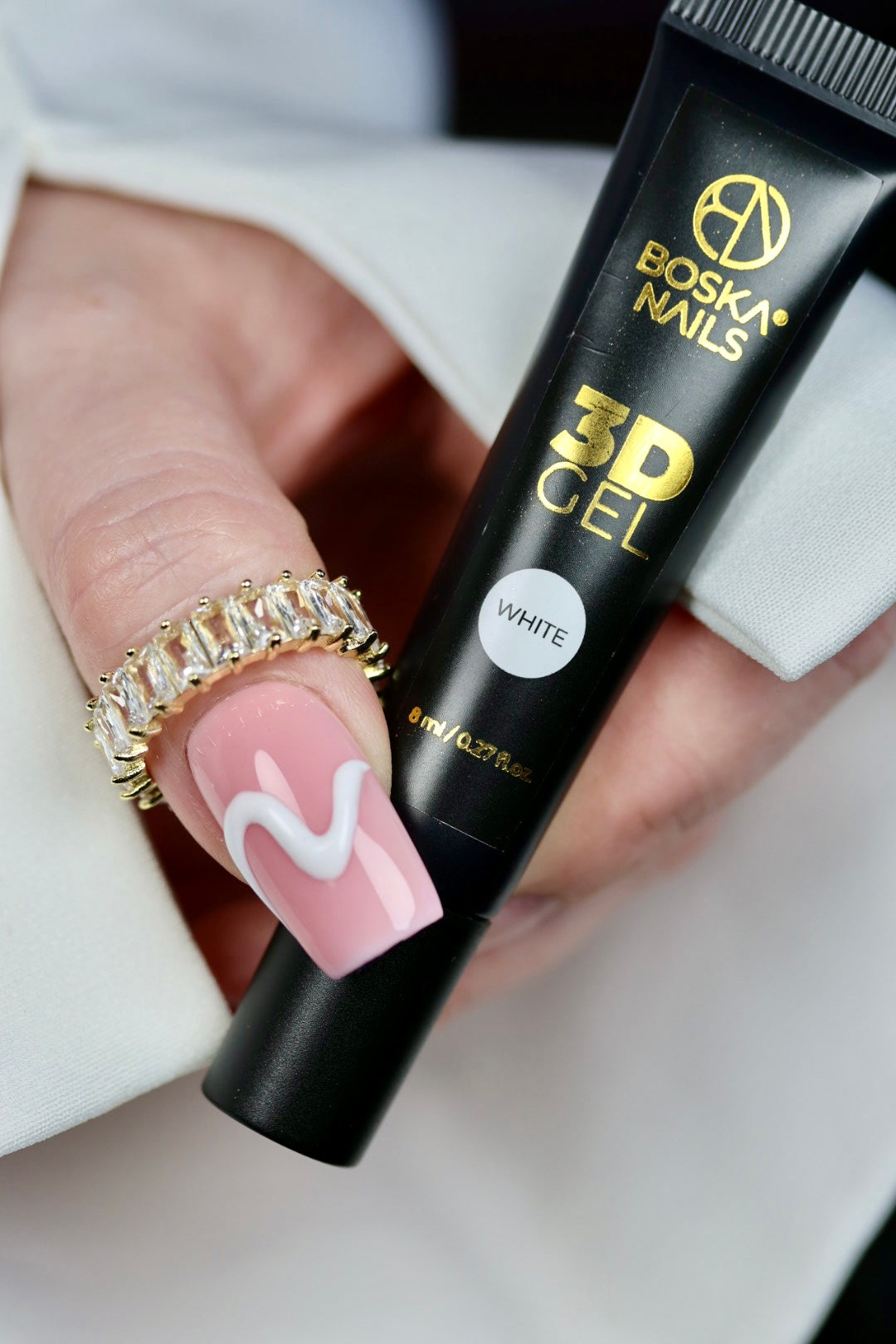 Boska Nails GEL 3D do zdobień - White