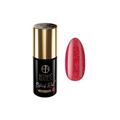 BOSKA NAILS Lakier hybrydowy 374 Bflash Red