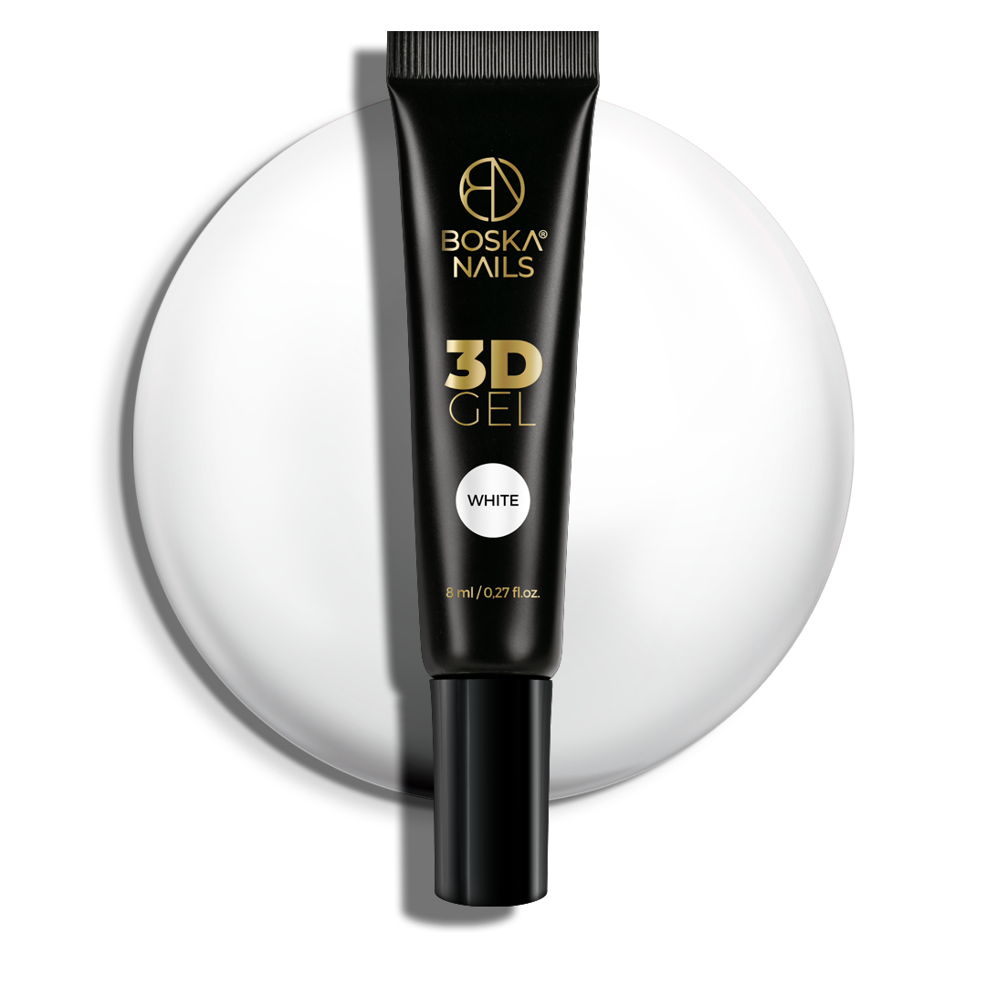 Boska Nails GEL 3D do zdobień - White