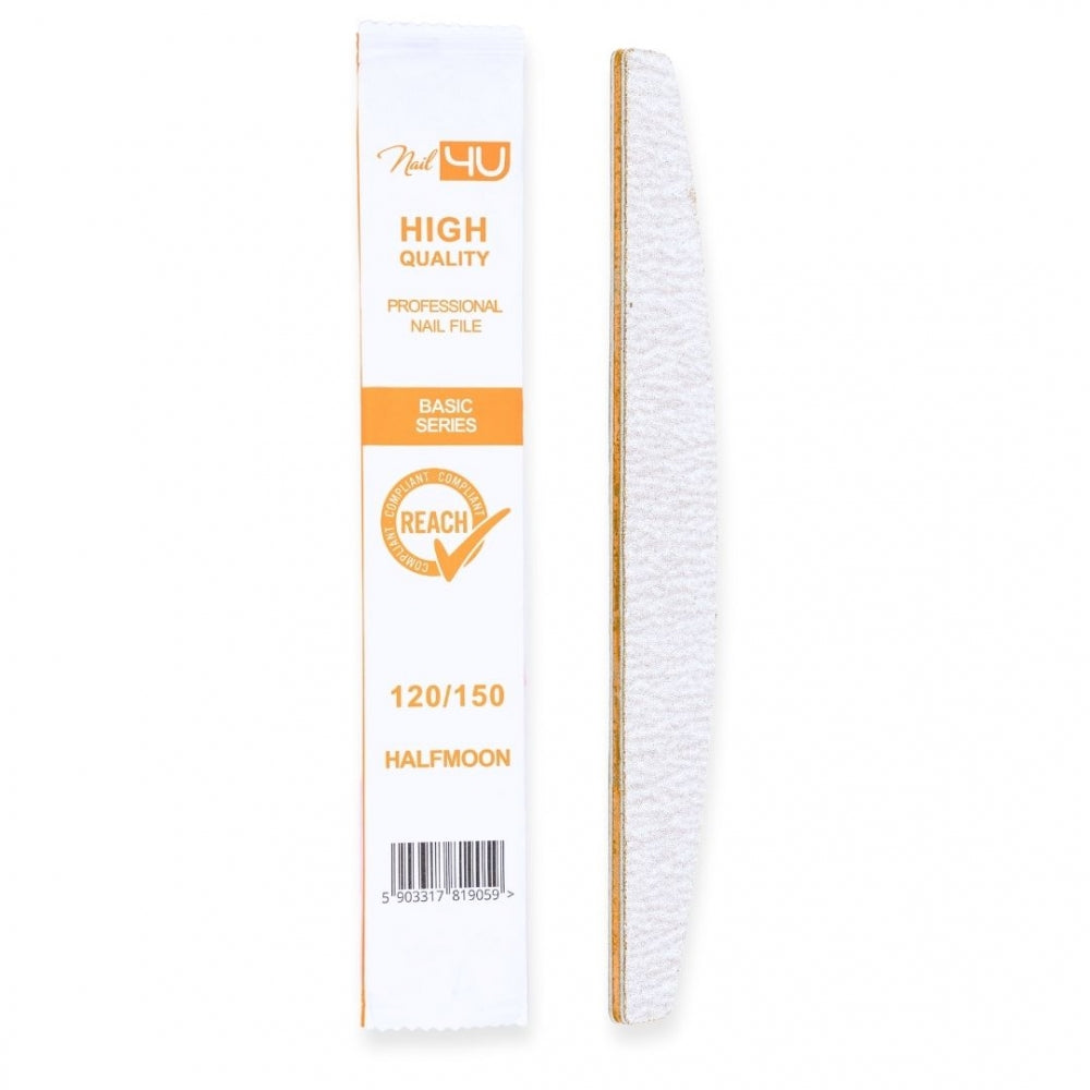 NAIL4U Pilnik BASIC Łódka 120/150 (komplet 25 sztuk)