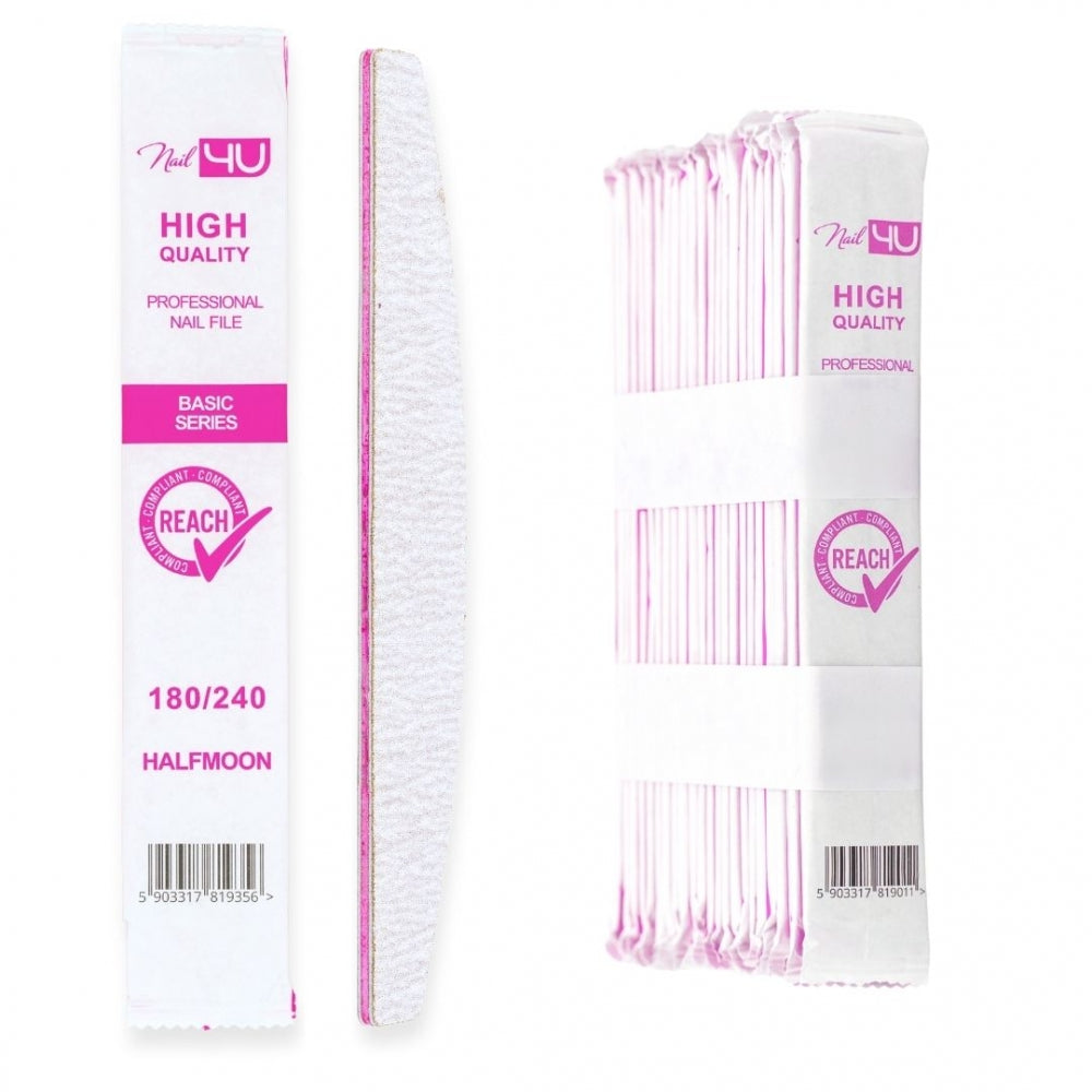 NAIL4U Pilnik BASIC Łódka 180/240 (komplet 25 sztuk)