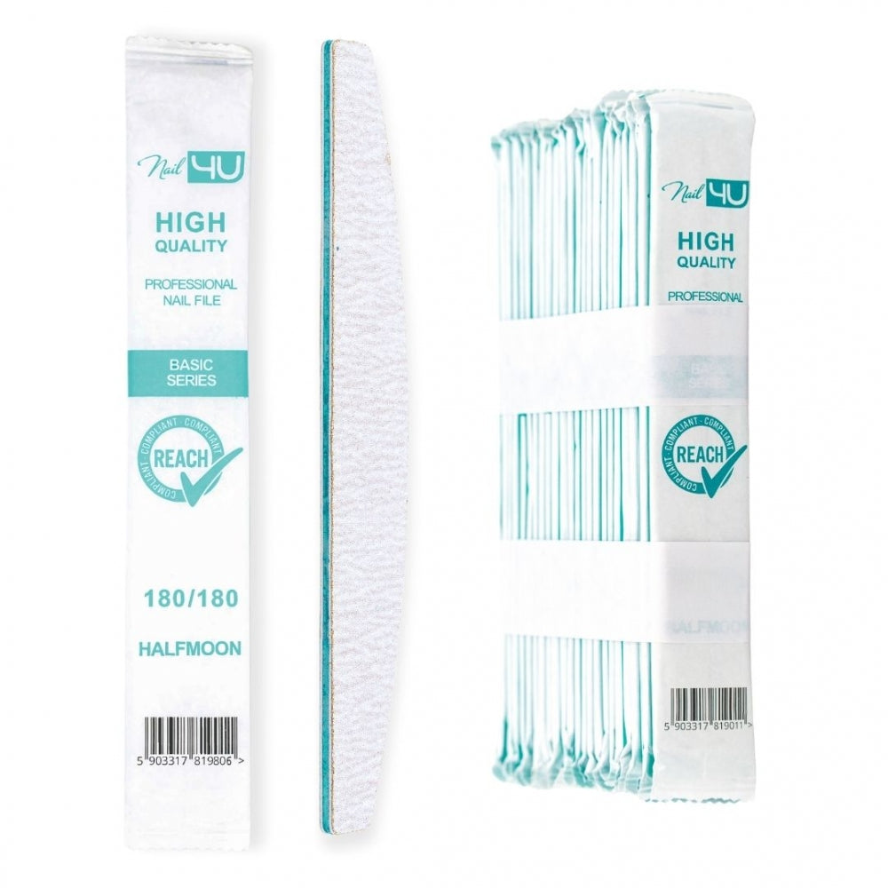 NAIL4U Pilnik BASIC Łódka 180/180 (komplet 25 sztuk)