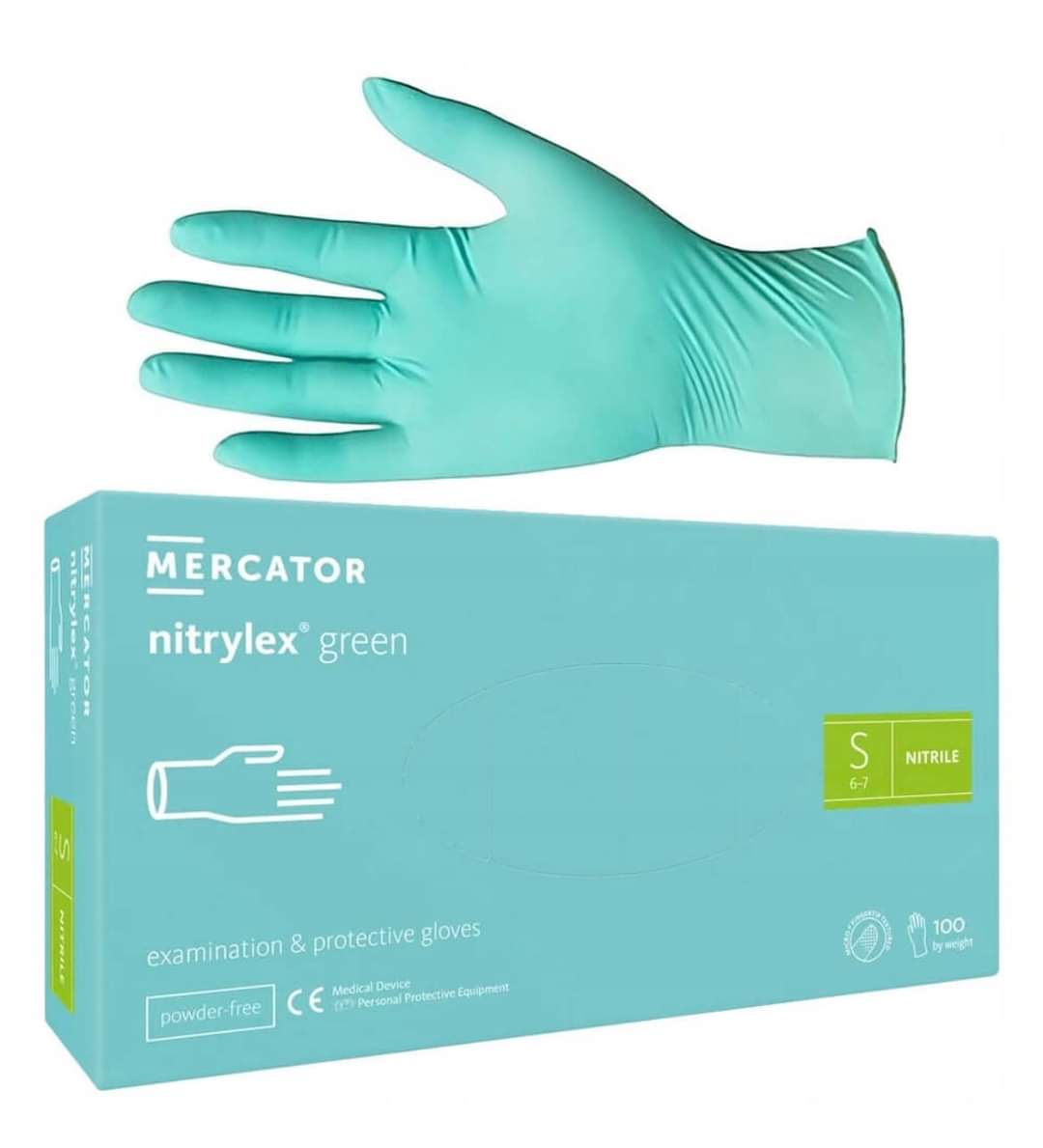 Rękawiczki Nitrylowe Rozmiar S