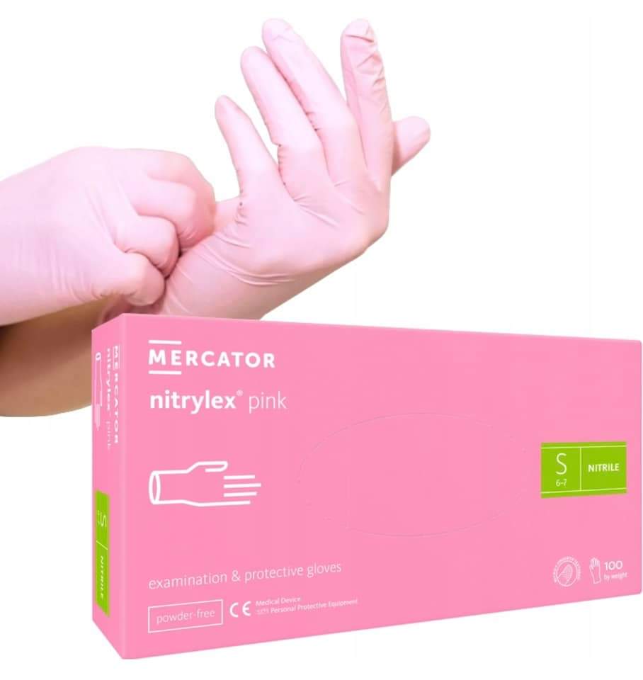 Rękawiczki Nitrylowe Rozmiar S