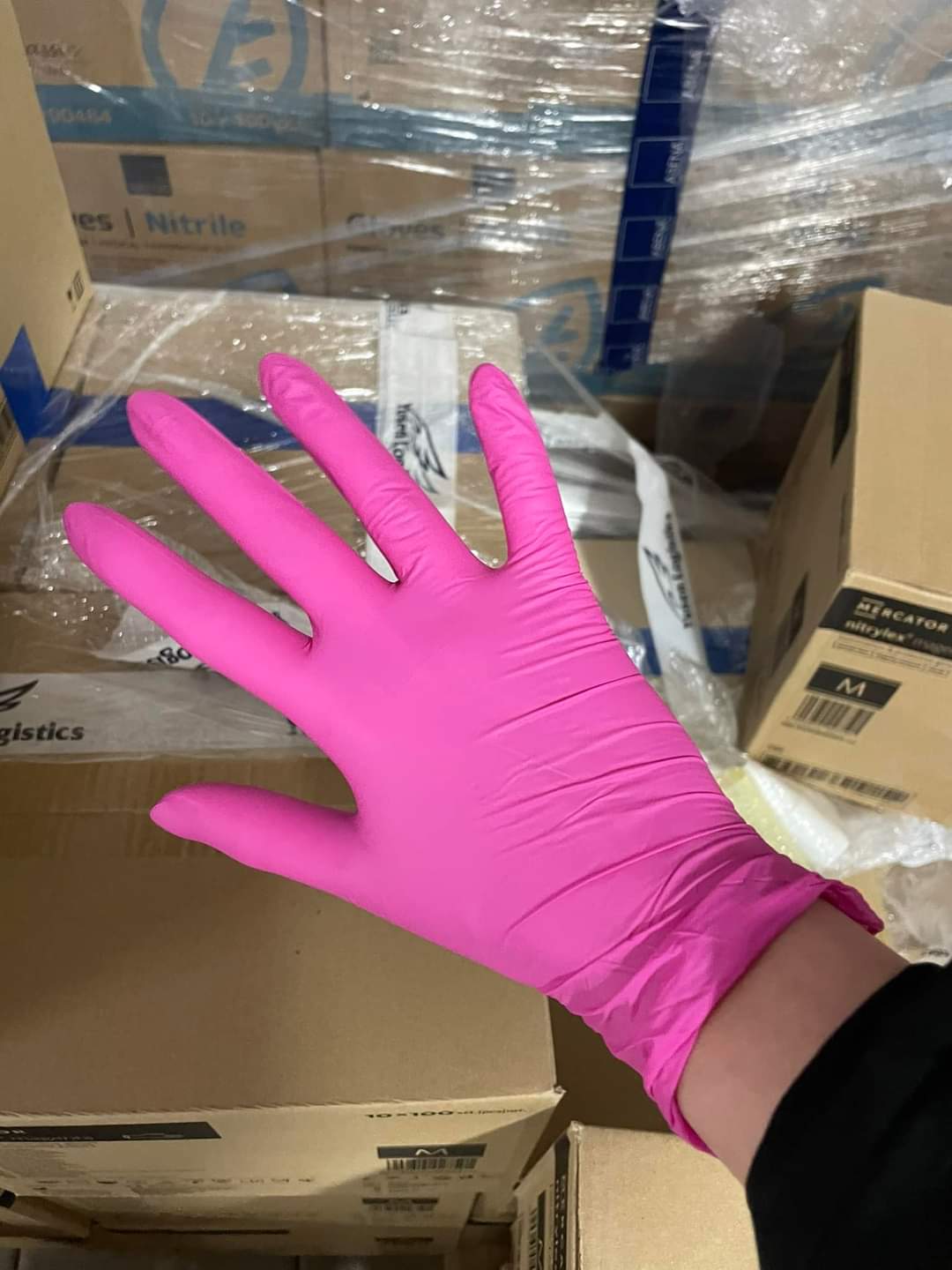 Rękawiczki Nitrylowe Rozmiar S