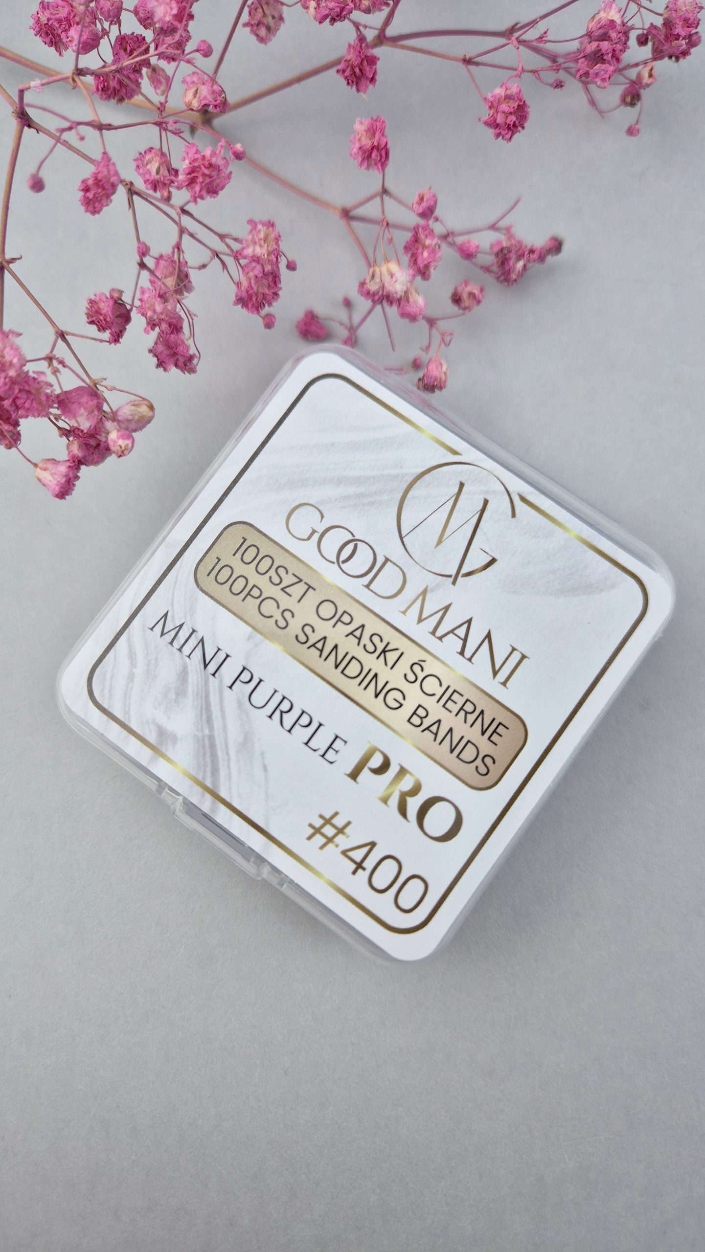 GOOD MANI Nakładki ścierne MINI PURPLE 400