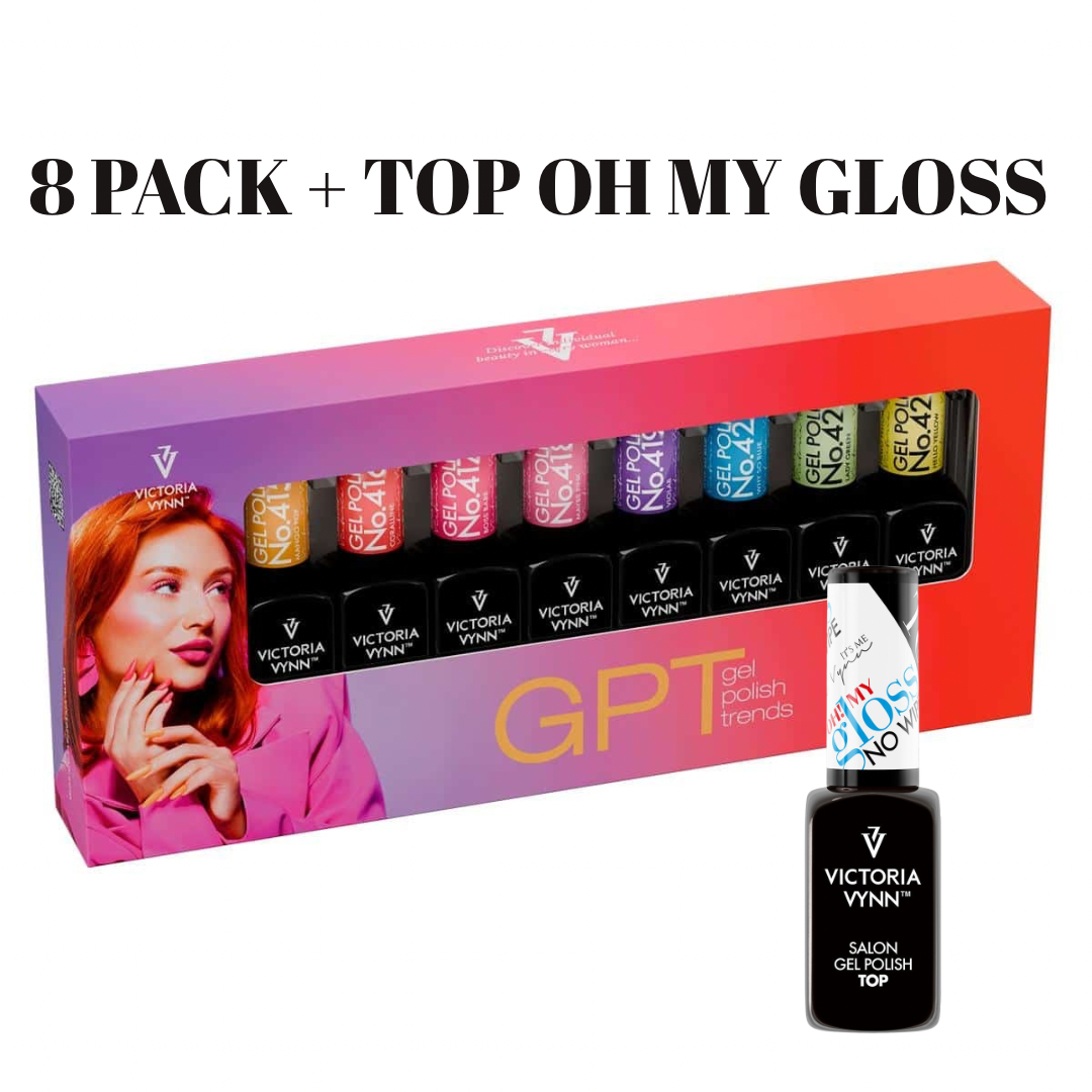 VICTORIA VYNN 8 pack GPT Kolekcja + Top Oh My Gloss GRATIS