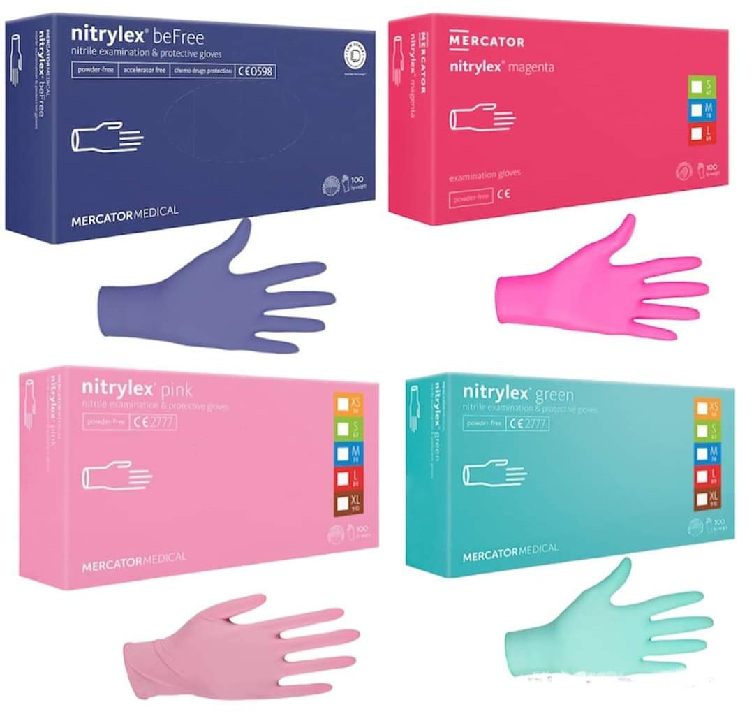 Rękawiczki Nitrylowe Rozmiar S