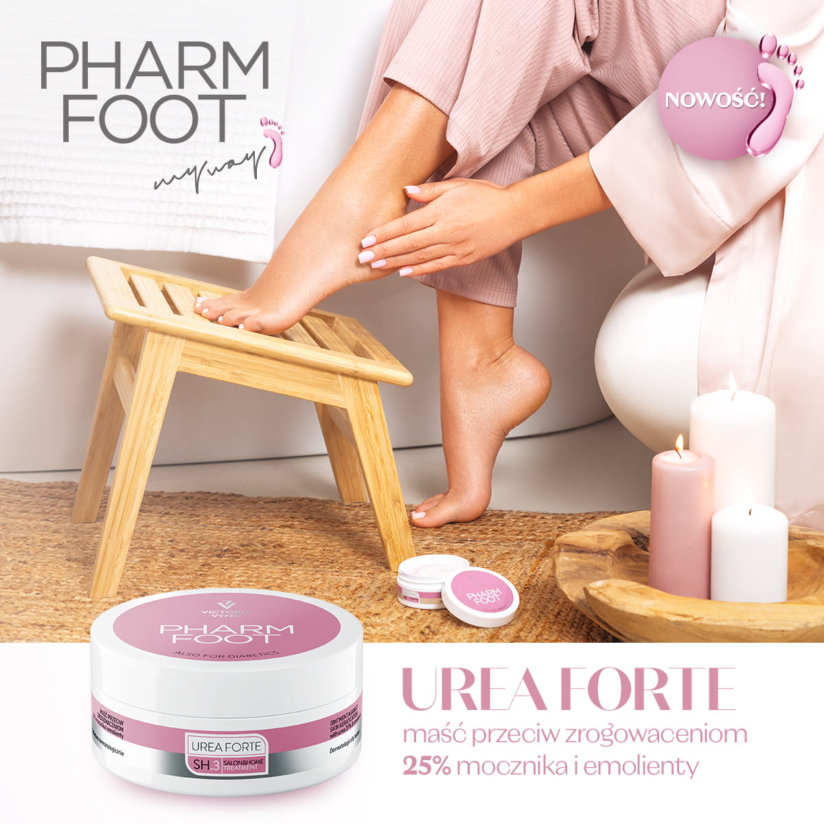 PHARM FOOT UREA FORTE Maść przeciw zrogowaceniom 75 ml