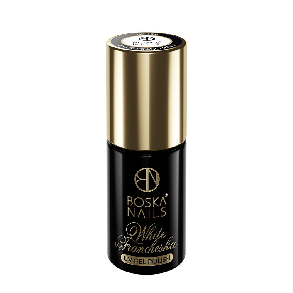 BOSKA NAILS Lakier hybrydowy 494 White Francheska