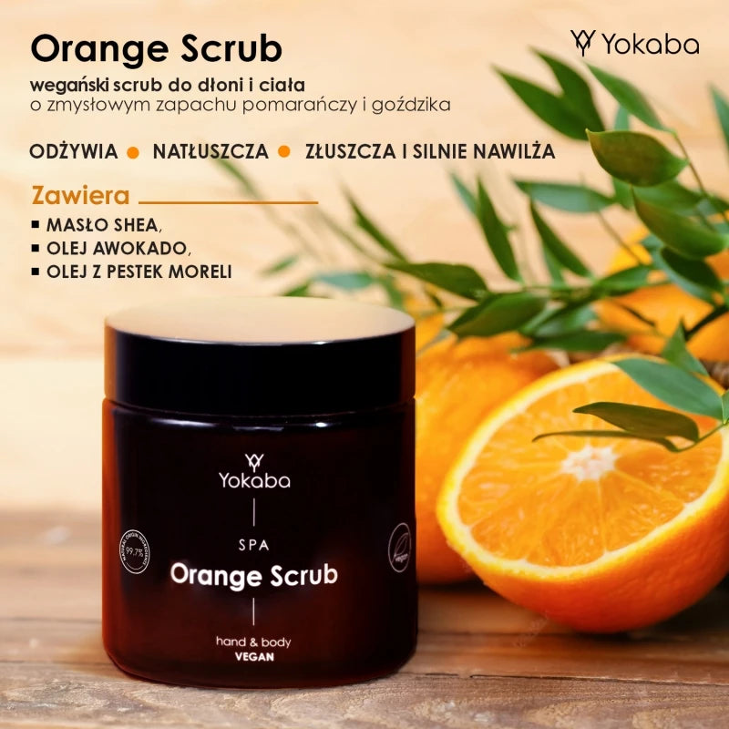 Orange Scrub Spa Hand&Body Yokaba 100 ml.