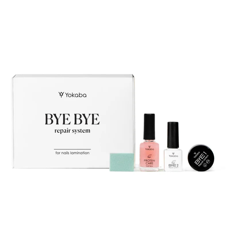 YOKABA Zestaw ByeBye Repair System Protein Care Laminacja paznokci