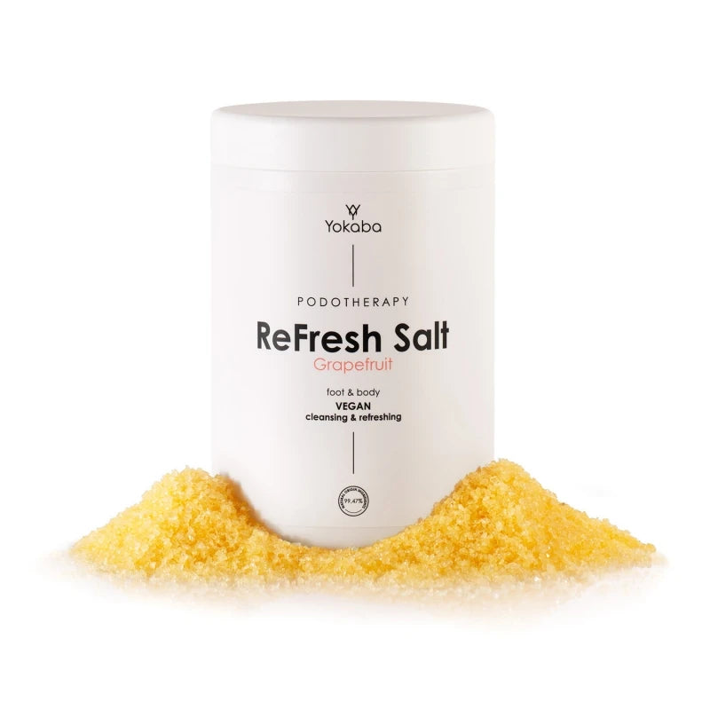 ReFresh Salt Grapefruit Foot&Body Vegan Sól do kąpieli Podotherapy Yokaba 1000g