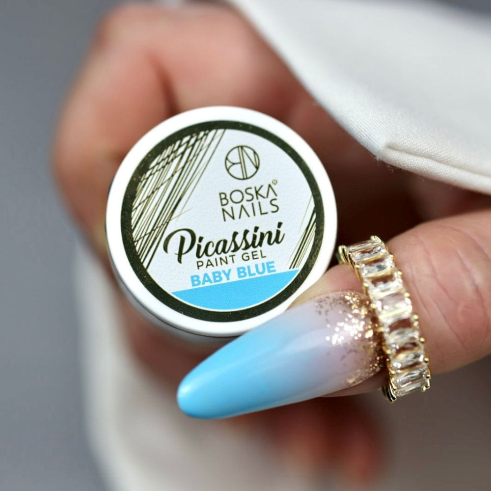 Picassini Paint Gel Baby Bluedo zdobień - niebieski 5 ml