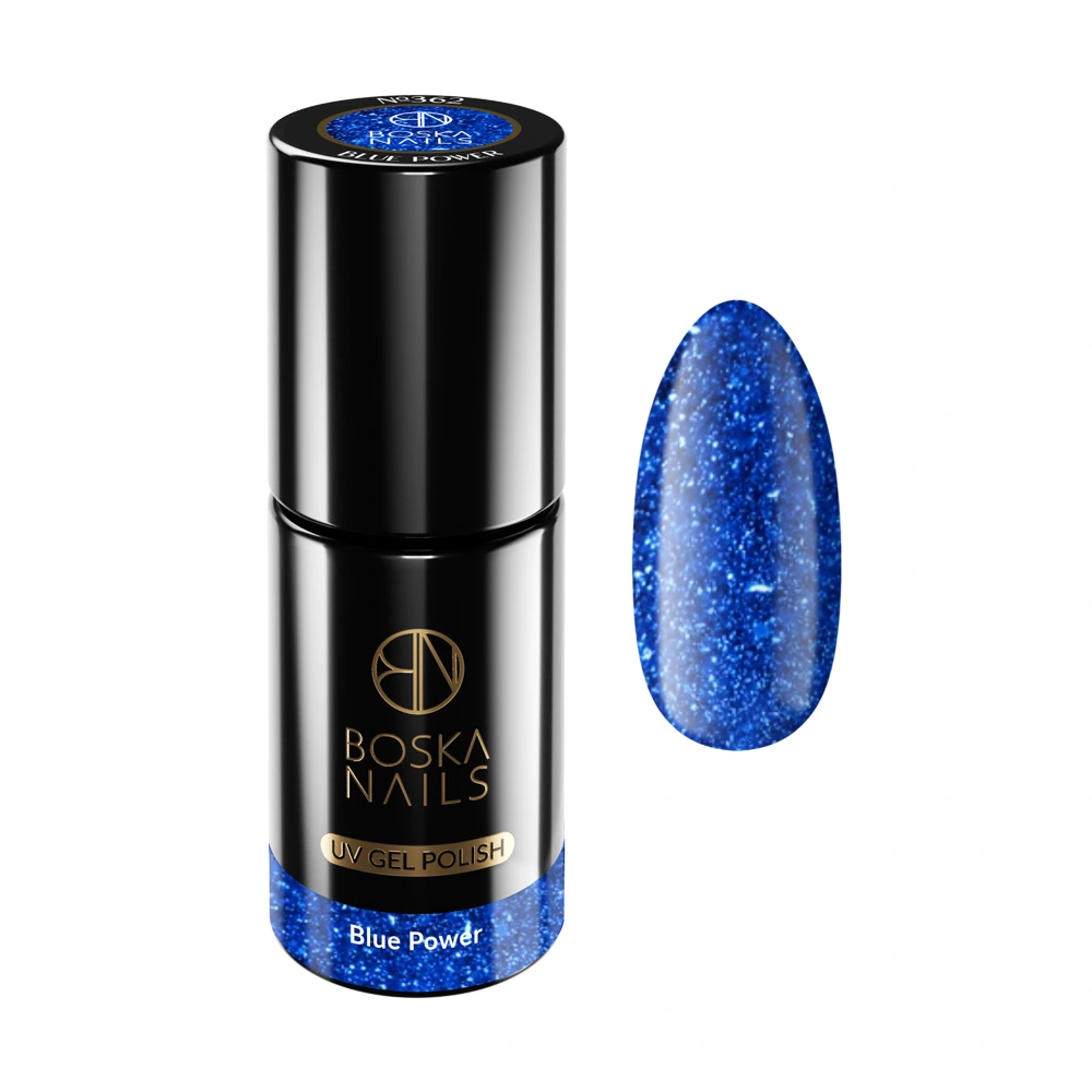 BOSKA NAILS Lakier hybrydowy 362 Blue Power