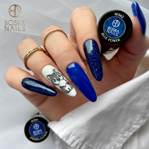 BOSKA NAILS Lakier hybrydowy 362 Blue Power