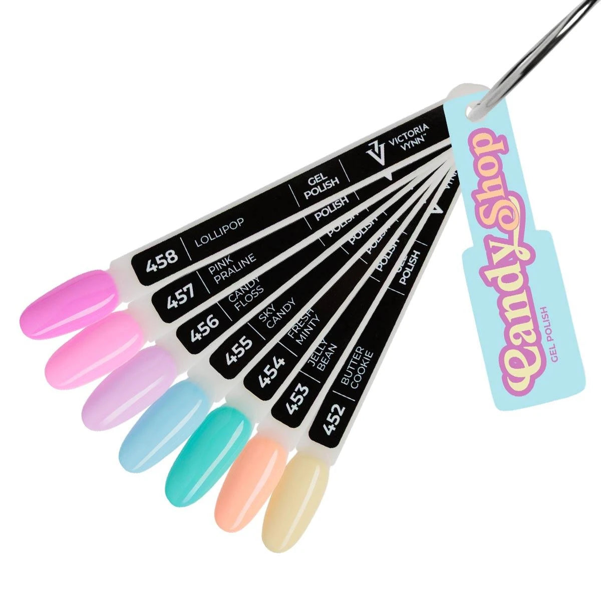 VICTORIA VYNN 8 pack CANDY SHOP Kolekcja + Top It No Wipe GRATIS