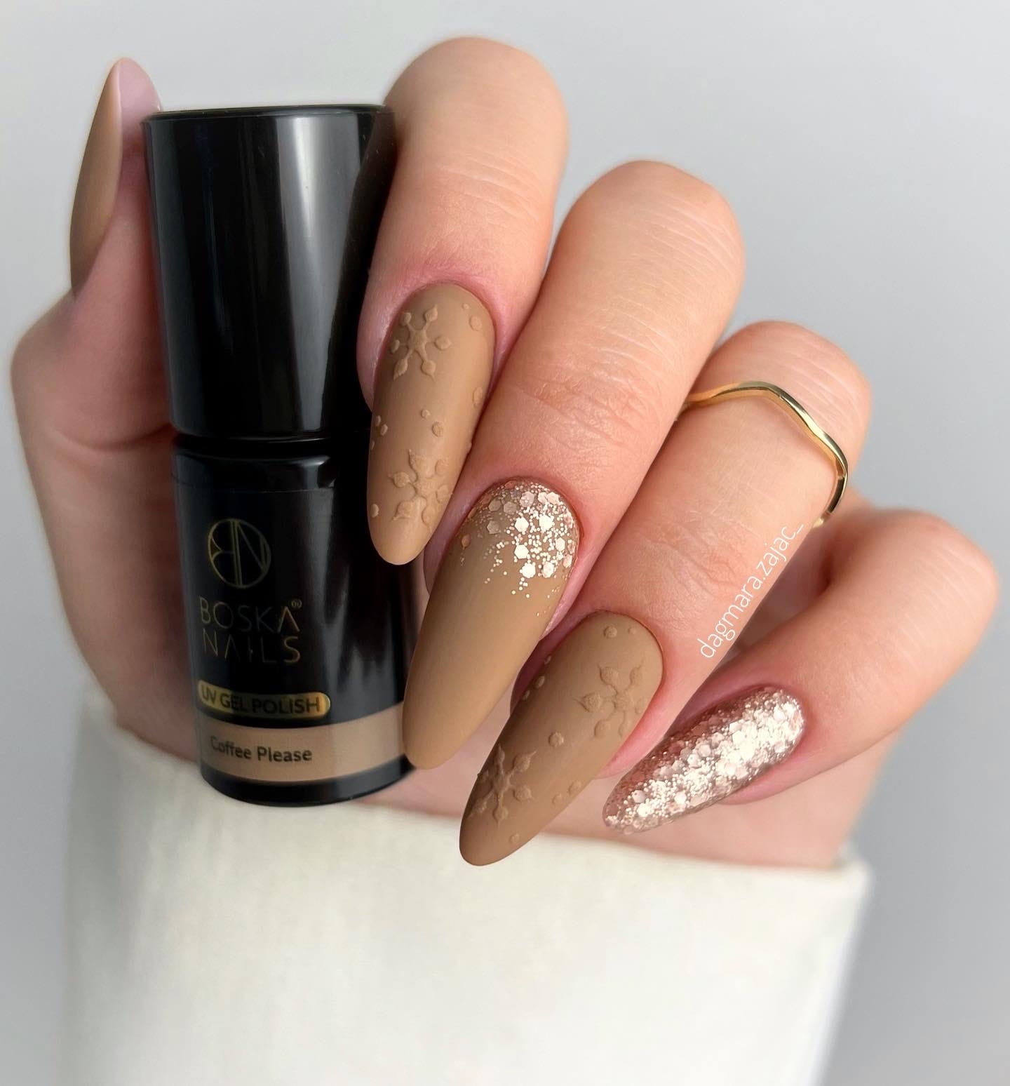 BOSKA NAILS Lakier hybrydowy 391 Coffe Please
