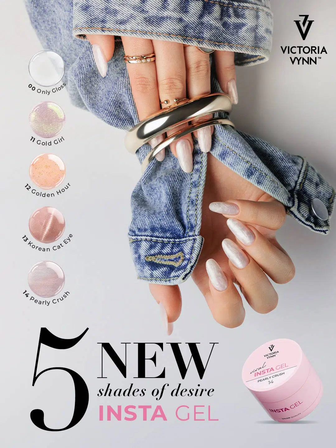 NEW Victoria Vynn Insta Gel 12 – Golden Hour – 40 ml