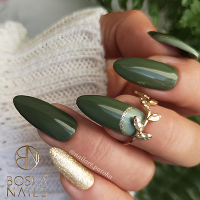BOSKA NAILS Lakier hybrydowy 323 Military Green