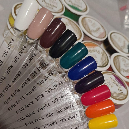 Picassini Paint Gel Orange do zdobień - pomarańczowy 5 ml