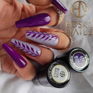 BOSKA NAILS Lakier hybrydowy 312 Purple Fig