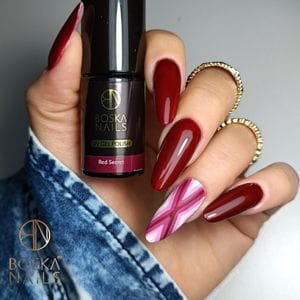 BOSKA NAILS Lakier hybrydowy 307 Red Secret