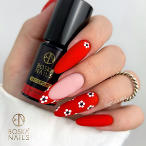 BOSKA NAILS Lakier hybrydowy 330 Red Solution