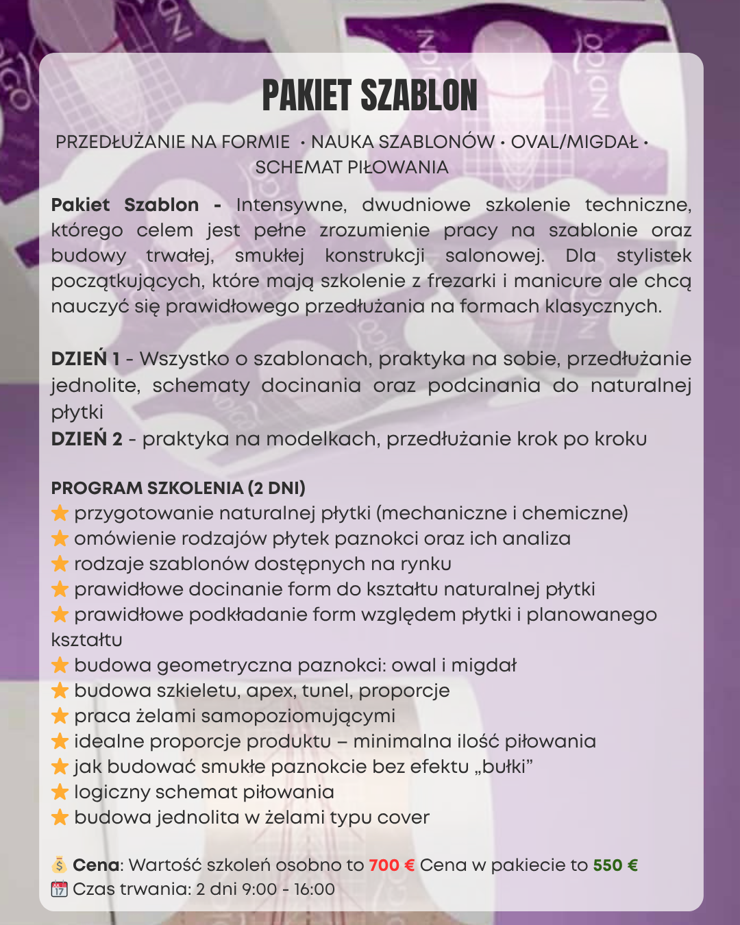 PAKIET SZABLON 15/16 Maj