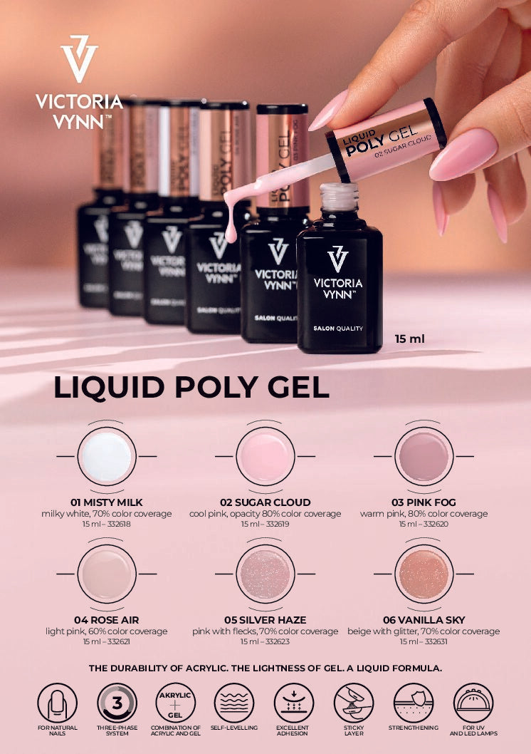 Victoria Vynn Liquid Poly Gel – 04 Rose Air | 15 ml