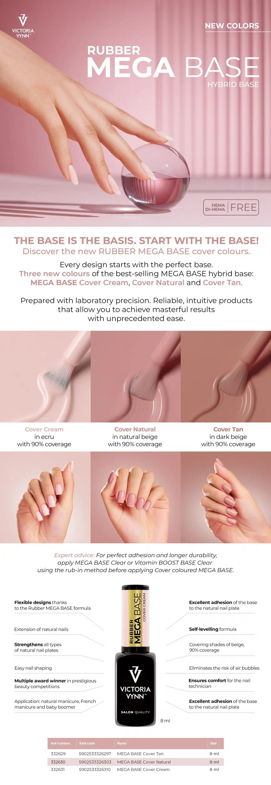 Victoria Vynn Mega Base Cover Natural