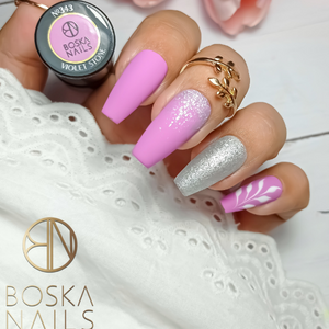 BOSKA NAILS Lakier hybrydowy 343 Violet Stone